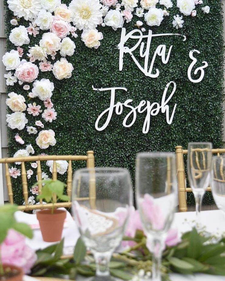 Custom Backdrop Name Set
