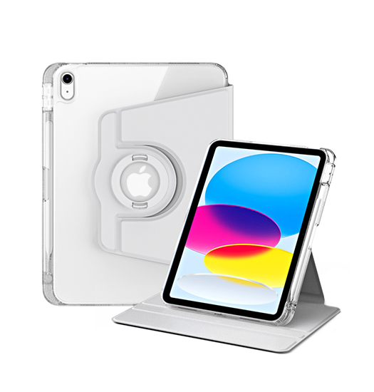 Billede af iPad Pro 11" (2018) - Akrylisk 360° Cover m. Stander - Lysegrå