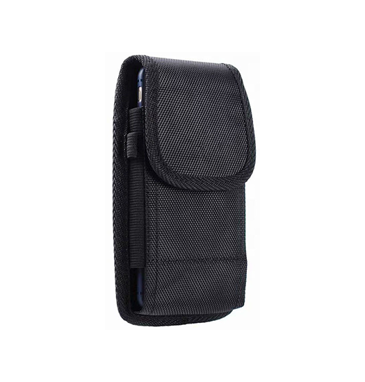 Billede af iPhone 15 Pro Max - SafeOne&trade; Nylon Bæltetaske / Etui - Sort