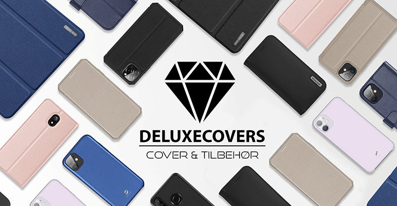 smartphones med covers på