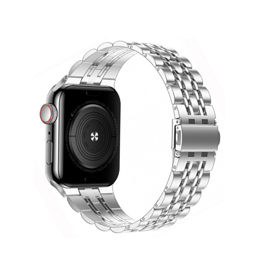 Se Apple Watch (42/44/SE/45mm & Ultra) - Butterfly Stål Urlænke - Sølv hos DeluxeCovers