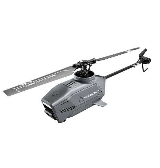 Scout GC Pro® - Mini Drone / Helikopter - 4K Dual Cam - Grå