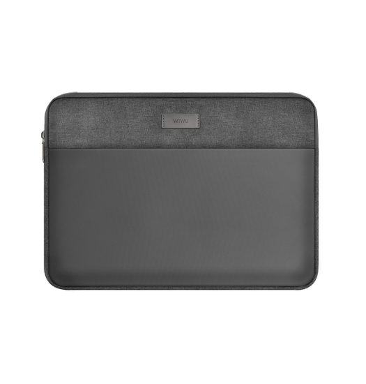 Se MacBook Pro/Air 15" - WIWU&trade; Minimalist Polyester Sleeve - Grå hos DeluxeCovers