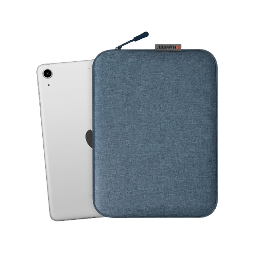 Se iPad Air 4/5 (2020/2022) - Neopren Stødsikkert Sleeve - Blå hos DeluxeCovers