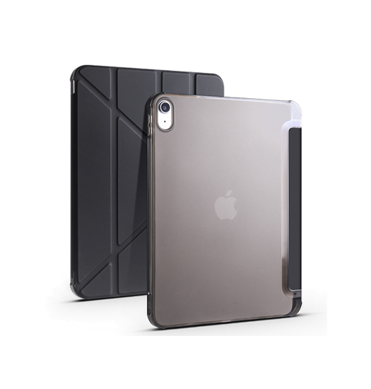 Billede af iPad 10.9" 2022 (10th gen) - LUX&trade; Multi-Fold Silikone Cover - Sort