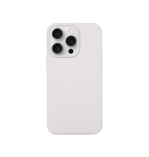 Billede af iPhone 15 Pro Max - DeLX&trade; Pastel Silikone Cover - Hvid/Lysegrå