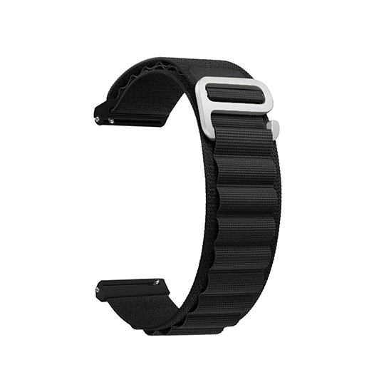 Se Samsung Galaxy Watch 6 Classic (43/47mm) - L'Empiri&trade; Trail-X Nylon Loop - Sort hos DeluxeCovers