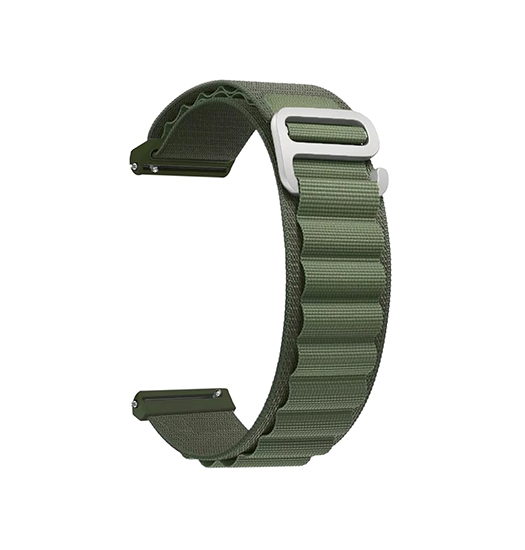 Se Samsung Galaxy Watch 6 Classic (43/47mm) - L'Empiri&trade; Trail-X Nylon Loop - Grøn hos DeluxeCovers