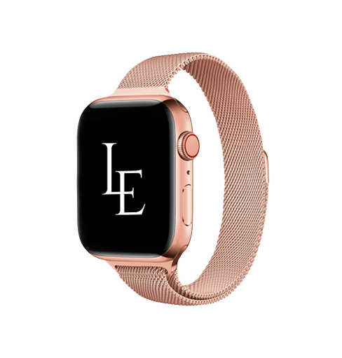 Billede af Apple Watch (38/40/SE/41mm) - L'Empiri&trade; Milanese Thin Loop - RoseGuld