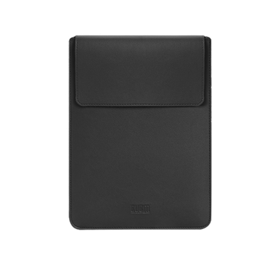 iPad 10.2" 7/8/9 (2019/2020/2021) BUBM® - Vertigo Læder Sleeve / Cover - Sort