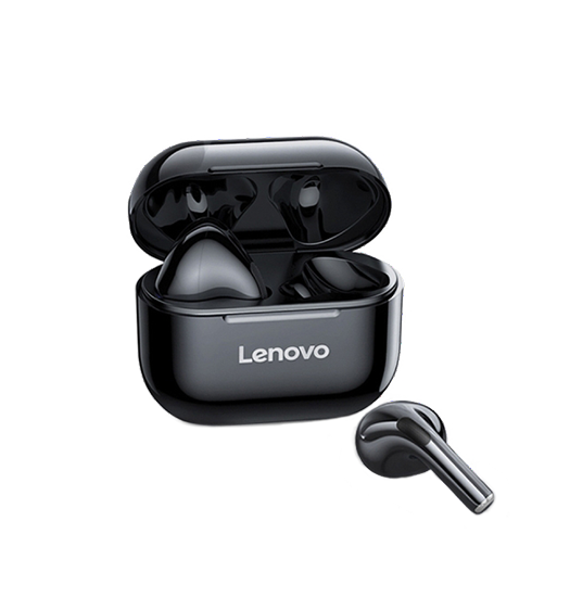 Se Lenovo® | LP40 trådløse In-Ear Høretelefoner - BT 5.0 - Sort hos DeluxeCovers