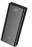 Powerbank på skrå i sort