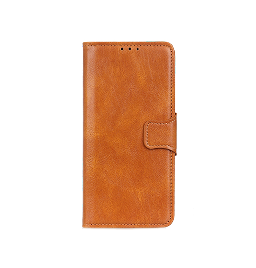 Billede af iPhone 15 Plus - Retro Diary Læder Cover Etui M. Pung - Brun