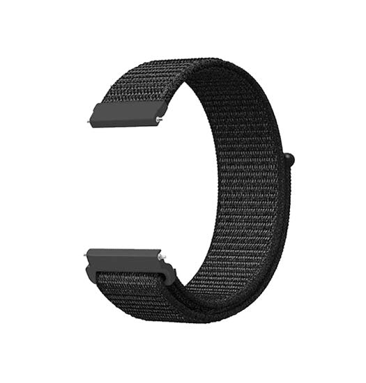 Billede af Samsung Galaxy Watch 4 - L'Empiri&trade; Nylon Velcro Rem - Sort