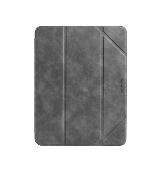 Billede af iPad Pro 11" (2018) - DG.MING&trade; Trifold Læder Cover m. Stander - Grå