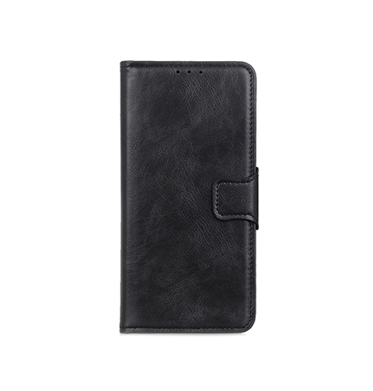 Billede af iPhone 15 Plus - Retro Diary Læder Cover Etui M. Pung - Sort