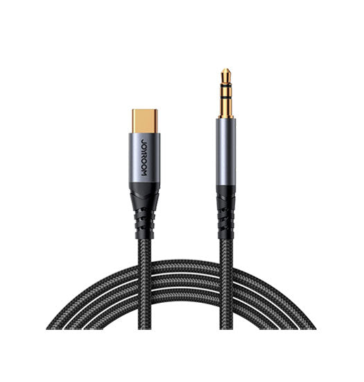 Se JOYROOM&trade; | USB-C til 3.5mm Mini-jack kabel - Sort - 1.5M hos DeluxeCovers