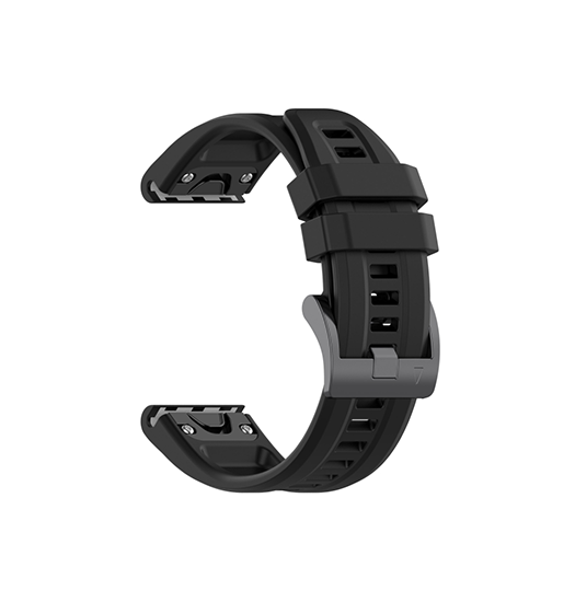 Se Garmin 20mm - ACTIVE&trade; Velo Silikone Rem - Sort hos DeluxeCovers