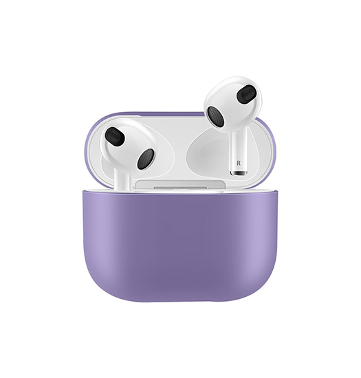 Billede af AirPods 3 | Simple Silikone Beskyttelse Cover - Lilla