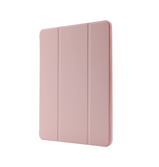 Se iPad Pro 11" (2020) - LUX&trade; Silikone Tri-Fold Cover - Pink hos DeluxeCovers