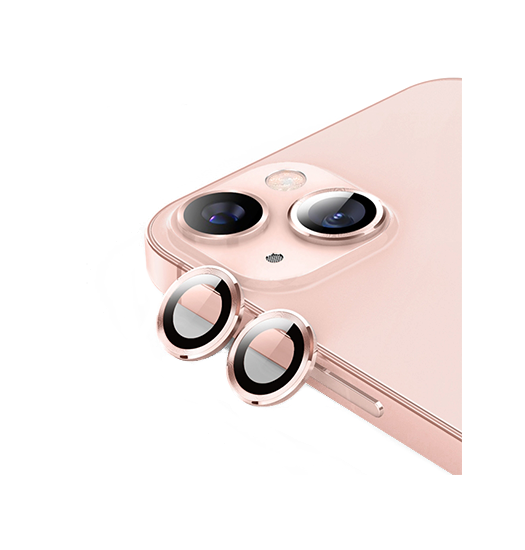 Se iPhone 15 Plus - Enkay&trade; Kameralinse Beskyttelseglas - Rosa hos DeluxeCovers