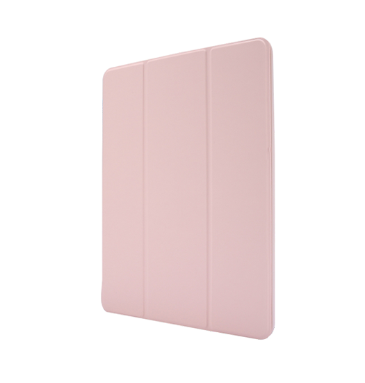 Se iPad 5 9.7" (2017) - LUX&trade; Silikone Tri-Fold Cover - Pink hos DeluxeCovers
