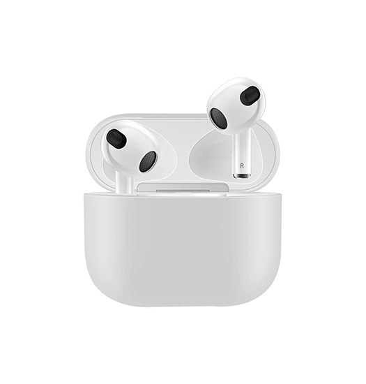 Billede af AirPods 3 | Simple Silikone Beskyttelse Cover - Hvid