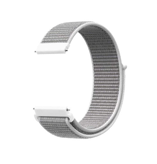 Se Samsung Galaxy Watch 5 - L'Empiri&trade; Nylon Velcro Rem - Sølv hos DeluxeCovers