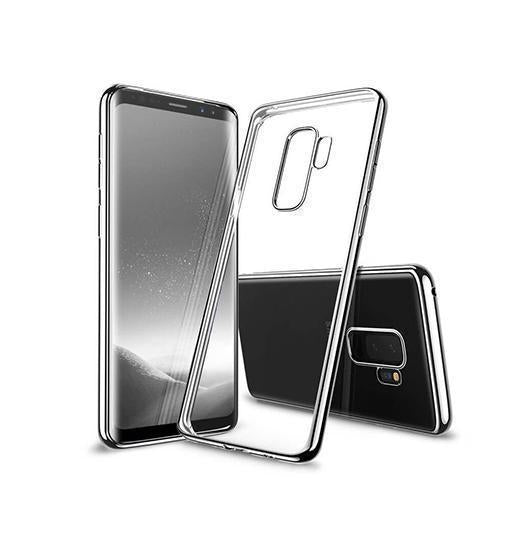 Se Samsung Galaxy S9 - Valkyrie Silikone Hybrid Cover - Sølv hos DeluxeCovers