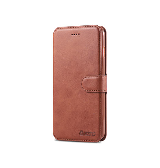 Billede af iPhone 6/6s Plus - AZNS&trade; Diary Læder Etui / Taske M. Pung - Brun