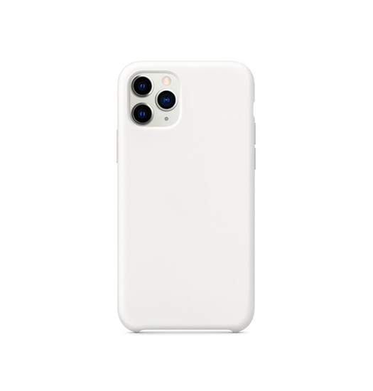 Se iPhone 11 Pro Max - Deluxe&trade; Soft Touch Silikone Cover - Hvid/Gennemsigtig hos DeluxeCovers