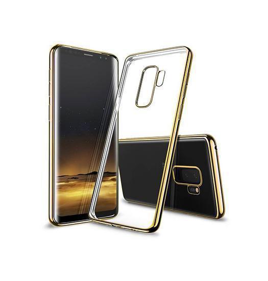 Se Samsung Galaxy S9 - Valkyrie Silikone Hybrid Cover - Guld hos DeluxeCovers