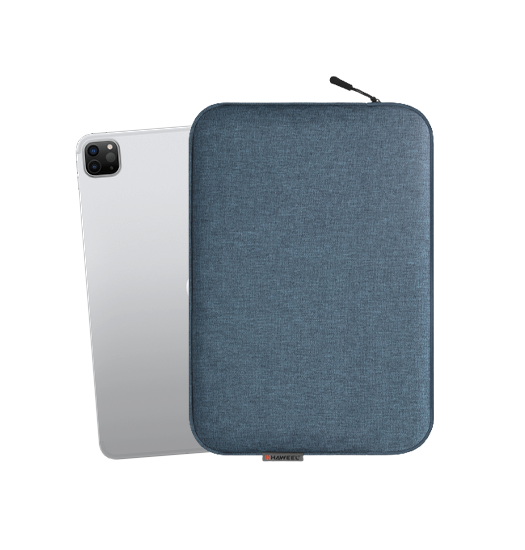 Se iPad Pro 11" (2020) - Neopren Stødsikkert Sleeve - Blå hos DeluxeCovers