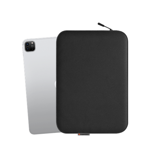 Se iPad Pro 11" (2020) - Neopren Stødsikkert Sleeve - Sort hos DeluxeCovers