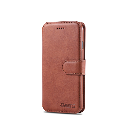 Billede af iPhone 7/8/SE(2020/2022) - AZNS&trade; Diary Læder Etui / Taske M. Pung - Brun