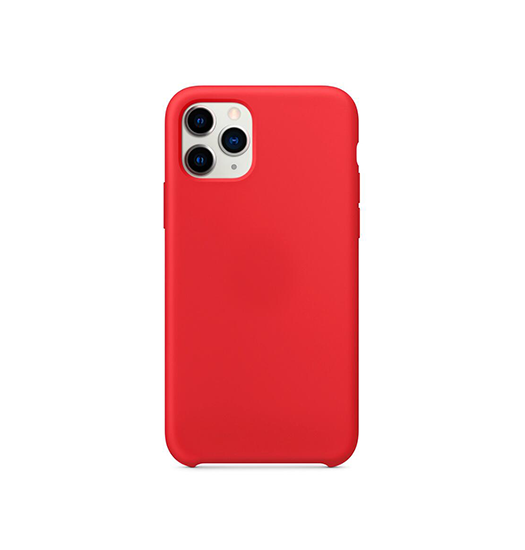 Billede af iPhone 11 Pro - Deluxe&trade; Soft Touch Silikone Cover - Rød