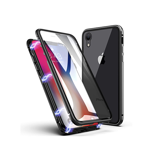 Billede af iPhone XR - MagGuard&trade; 360 Magnetisk Cover M. Hærdet glas