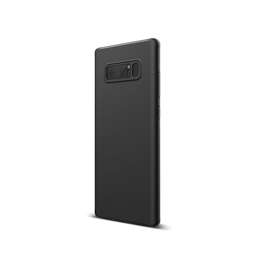 Billede af Samsung Galaxy Note 8 - Novo Frosted Matte Slim Silikone Cover - Sort
