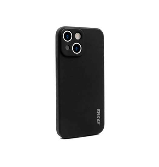 Billede af iPhone 13 - ENKAY&trade; Smooth Silikone Cover - Sort