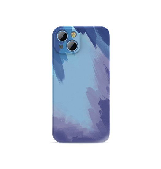 Billede af iPhone 13 - SLUSH&trade; Silikone Cover - Blue Ocean