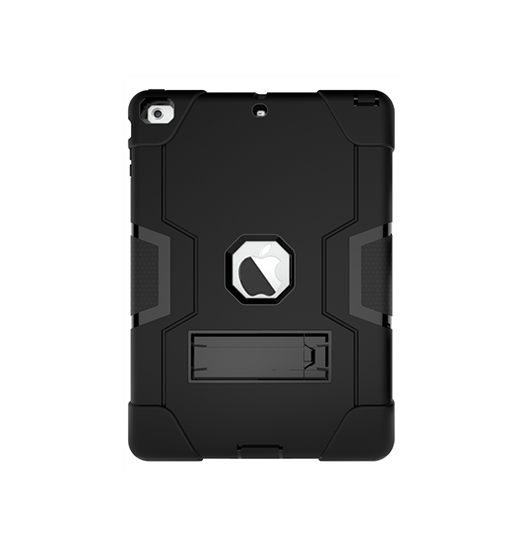 Billede af iPad 6 - 9,7" - Deluxe&trade; Robust Stødsikkert TPU Cover - Sort