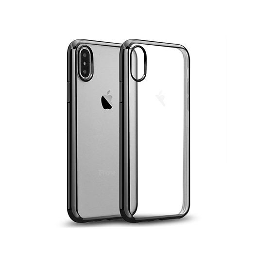 Se iPhone XS Max - Valkyrie Silikone Hybrid Cover - Sort hos DeluxeCovers