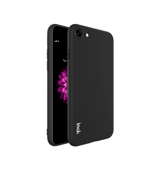 Billede af iPhone 7/8/SE(2020/2022) - IMAK&trade; F40 Silikone Cover - Sort