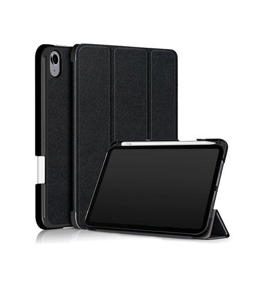 Billede af iPad Mini 6 - NX Design&trade; Smart Trifold Læder Cover - Sort