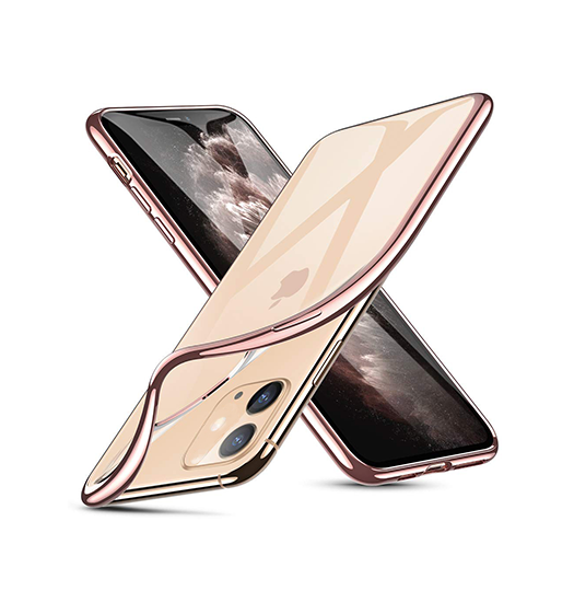 Se iPhone 11 - Valkyrie Silikone Hybrid Cover - RoseGuld hos DeluxeCovers