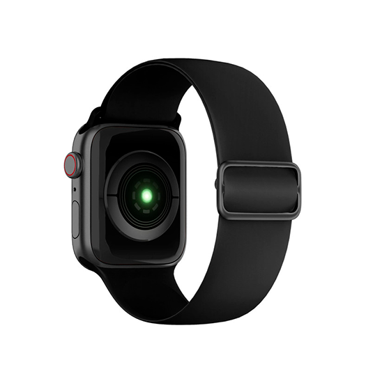 Se Apple Watch (38/40/SE/41mm) - ACTIVE&trade; Silikone Sportsrem - Sort hos DeluxeCovers