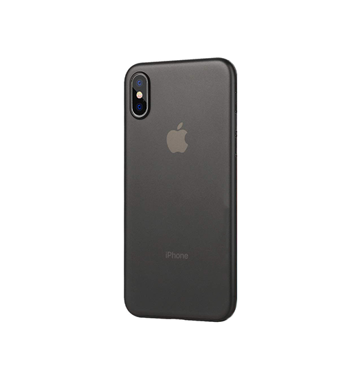 Se iPhone X/Xs - Valkyrie Ultra-Tynd Cover - Sort/Gennemsigtig hos DeluxeCovers