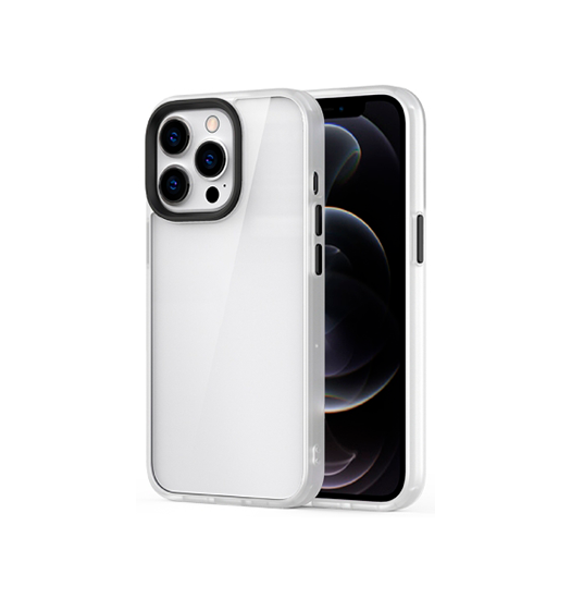 Billede af iPhone 13 Pro - DELUXE&trade; Hybrid Silikone Cover - Hvid