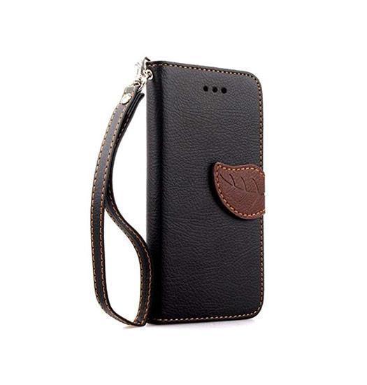 iPhone 7/8 Plus - Reborn Leaf Wallet Etui M. Magnetlukning - Sort