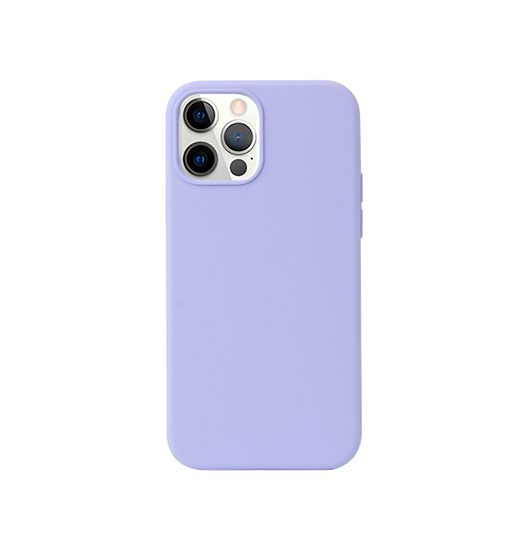 Se iPhone 12 Pro Max - DeLX&trade; Pastel Silikone Cover - Lilla hos DeluxeCovers